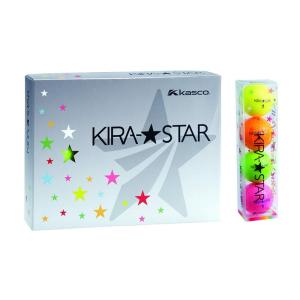 キャスコ(Kasco) ゴルフボール KIRA STAR2 キラスター2N4色アソートダース｜sorrisoshop