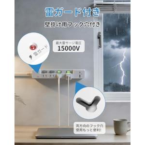 エムサイン Mscien 電源タップ usb ...の詳細画像4