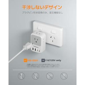 TESSAN オーストラリア 変換プラグ 海外...の詳細画像5