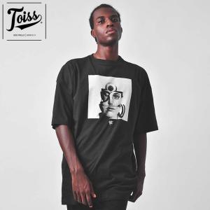 TOISS トイス デザインプリントオーバーサイズTシャツ Eye ブラック｜sorte-brazil