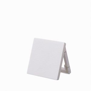 ノベルティ 記念品　ミニピクチャーボードキーホルダー(50×50) ホワイト　 安い/卸売り｜soshina
