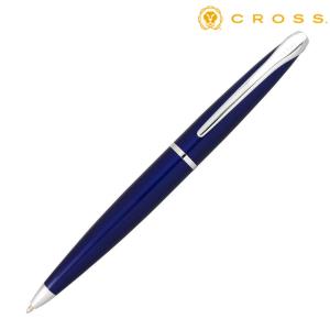 ノベルティ 記念品　CROSS クロス ギフト包装 レーザー名入れ対応・ATX　882-37　ボールペン　トランスルーセントブルー　｜soshina