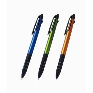 名入れ ロゴ入れ オリジナル/販促品 ノベルティ グッズ　タッチペン付き3色ボールペン1本