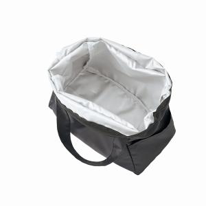 名入れ ロゴ入れ オリジナル/販促品 ノベルティ グッズ　ライトクーラーマルチトート(M) チャコールブラック
