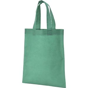 店舗 業務用 物販向け/名入れ ロゴ入れ オリジナル　不織布A4トートバッグ(グリーン)