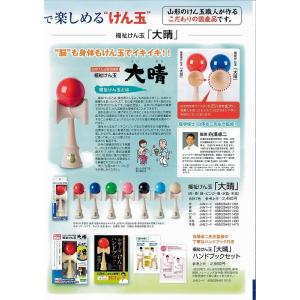 イベント 縁日 催物 抽選会 福祉けん玉「大晴」赤の詳細画像1