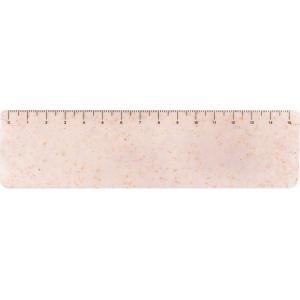 【200個〜 注文可】 名入れ ロゴ入れ オリジナル|バンブーエコ定規15cm ナチュラル
