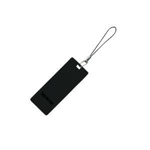 啓発 防犯 防災 グッズ　薄型ホイッスル　ブラック