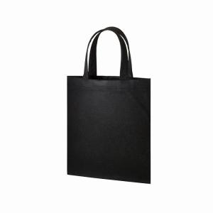 店舗 業務用 物販向け/販促品 ノベルティ グッズ　再生不織布A4フラットトート ナイトブラック
