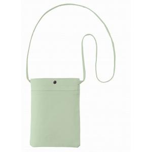 【10個〜 注文可】 販促品 ノベルティ グッズ|[名入れ対応] キャンバスフロントポケットサコッシュ オリーブ ※別途見積