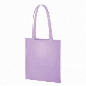 名入れ ロゴ入れ オリジナル/店舗 業務用 物販向け　不織布フラットショルダートート パープル