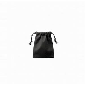 販促品 ノベルティ グッズ/名入れ ロゴ入れ オリジナル　不織布巾着(SS) ナイトブラック