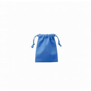 名入れ ロゴ入れ オリジナル/販促品 ノベルティ グッズ　不織布巾着(SS) スカイブルー