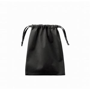 名入れ ロゴ入れ オリジナル/販促品 ノベルティ グッズ　不織布巾着(M) ナイトブラック