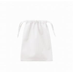 名入れ ロゴ入れ オリジナル/販促品 ノベルティ グッズ　不織布巾着(M) ナチュラルホワイト