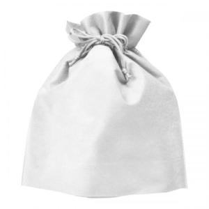 販促品 ノベルティ グッズ/名入れ ロゴ入れ オリジナル　不織布巾着(白)