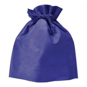 販促品 ノベルティ グッズ/名入れ ロゴ入れ オリジナル　不織布巾着(ネイビー)