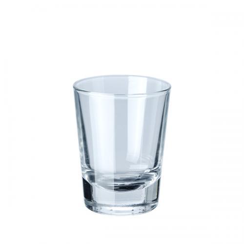 ノベルティ 記念品　ショットグラス(50ml)(クリア)【無地白箱付】　 勤続記念/周年記念
