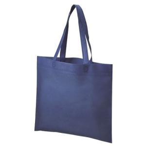 店舗 業務用 物販向け/販促品 ノベルティ グッズ　不織布手提げバッグ(ネイビー)