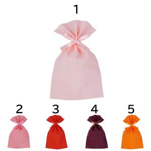 店舗 業務用 物販向け　[ギフト用 巾着 リボン付] S5(W240×H400mm)