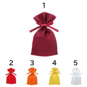 店舗 業務用 物販向け　[ギフト用 巾着 リボン付] S2(W120×H200mm)