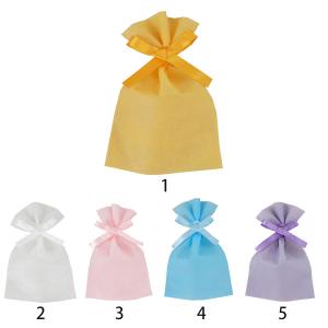 店舗 業務用 物販向け　[ギフト用 巾着 リボン付] S1(W100×H150mm)