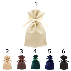 店舗 業務用 物販向け　[ギフト用 巾着 リボン付] S2(W120×H200mm)