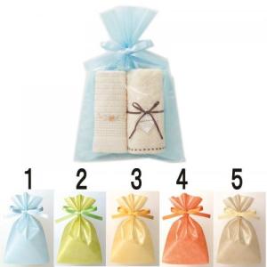 店舗 業務用 物販向け　[ギフト用 巾着 リボン付] クリア S5(W240×H400mm)