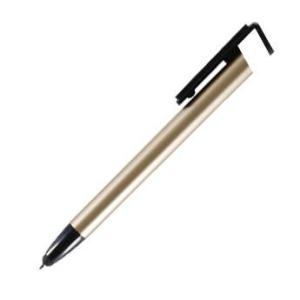 名入れ ロゴ入れ オリジナル/販促品 ノベルティ グッズ　金色の4WAYタッチペン