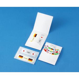 名入れ ロゴ入れ オリジナル/イベント 縁日 催物 抽選会　ノベルティ向け絆創膏セット　ワールドフラッグズN-1