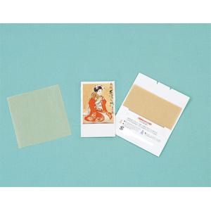 イベント 縁日 催物 抽選会/名入れ ロゴ入れ オリジナル　ノベルティ向けあぶらとり紙(茶紙)　まいこ鼓N　10枚入