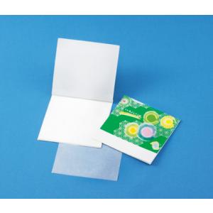 イベント 縁日 催物 抽選会/名入れ ロゴ入れ オリジナル　ノベルティ向けあぶらとり紙(白紙)　和(なごみ)N　10枚入