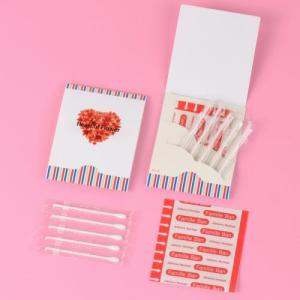 イベント 縁日 催物 抽選会/名入れ ロゴ入れ オリジナル　絆創膏入りアメニティセット　想い花