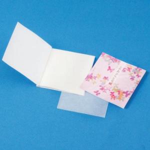 名入れ ロゴ入れ オリジナル/イベント 縁日 催物 抽選会　あぶらとり紙(白紙)　春舞　30枚入