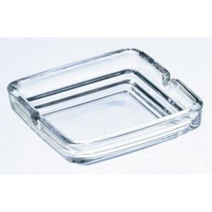 ロゴ入れ、名入れ・備品、ノベルティに!　灰皿(国産)　透明