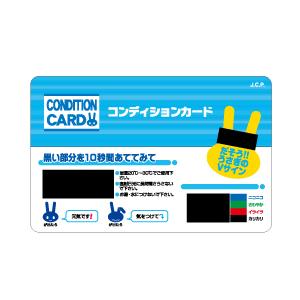 記念品 ギフト/名入れ ロゴ入れ オリジナル　[裏面1色名入れ込] 簡易体温計 コンディションカード ※別途版代