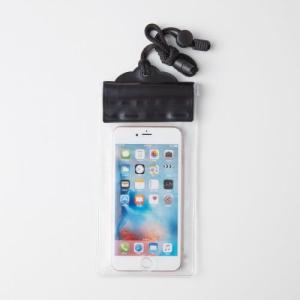 販促品 ノベルティ グッズ/名入れ ロゴ入れ オリジナル　モバイル防水ポーチ(B&W)