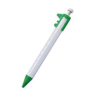 販促品 ノベルティ グッズ/名入れ ロゴ入れ オリジナル　定規付ボールペン　BH-4002