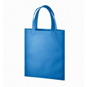 販促品 ノベルティ グッズ/店舗 業務用 物販向け　不織布A4フラットトート スカイブルー
