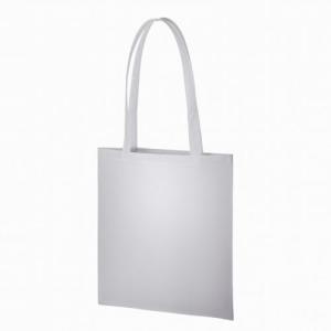 名入れ ロゴ入れ オリジナル/店舗 業務用 物販向け　不織布フラットショルダートート ナチュラルホワイト