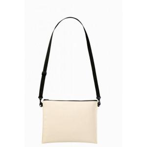 名入れ ロゴ入れ オリジナル/販促品 ノベルティ グッズ　2WAYサコッシュ ミルキーベージュ