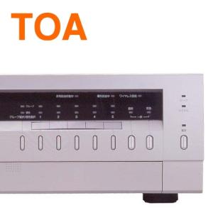 TOA 卓上型アンプ 30W 5局 TA-2030 TOA 卓上型アンプ 30W 3U 5局スピーカーセレクター付 非常時電源