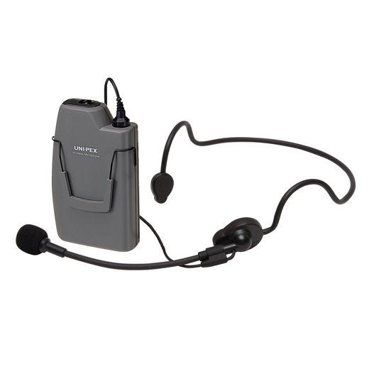WM-3130 UNI-PEX ユニペックス 300MHz帯 ワイヤレスマイク（ヘッドセットタイプ）...