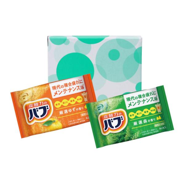 花王 バブ2錠 ゆず 森 化粧箱入