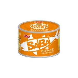 《セット販売》　ニッスイ スルッとふた SABA さばみそ煮 (150g)×6個セット 鯖缶 サバ缶 缶詰 日本水産｜sosola-shop