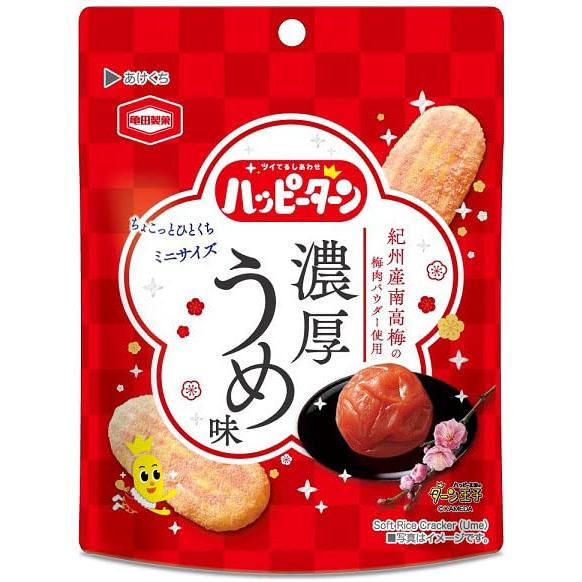 販路品亀田製菓 ハッピーターン ミニ 濃厚うめ味 30g×12袋