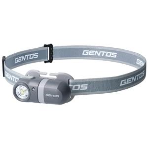 GENTOS(ジェントス) LED ヘッドライト 明るさ120ルーメン/実用点灯4時間/防滴 単3形電池1本または単4形電池1本(別売り)使用｜sosola-shop