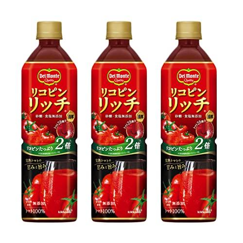 Kikkoman (デルモンテ飲料) リコピンリッチ トマト飲料 900g×3本