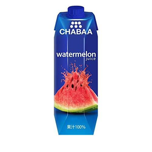 CHABAA100% ジュース ウォーターメロン ×12本