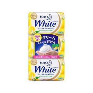 花王ホワイト リフレッシュ・シトラスの香り バスサイズ １３０ｇ×３個入 ×３個セット｜sosola-shop